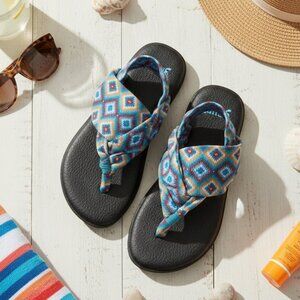 Sanuk Yoga Sling 2 Spectrum Aztec Print Sandal - 7